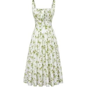 Grace Karin Floral printed corset dress